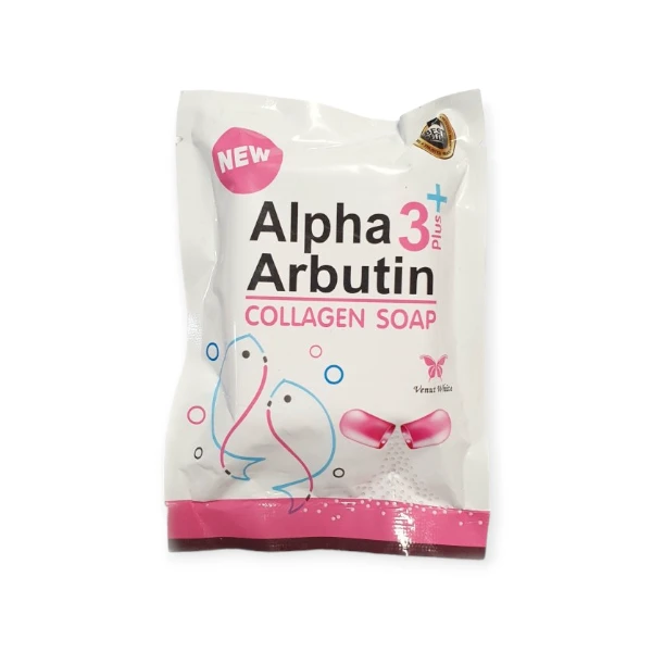 Venut White Alpha 3 plus Arbutin Collagen Soap - 80g