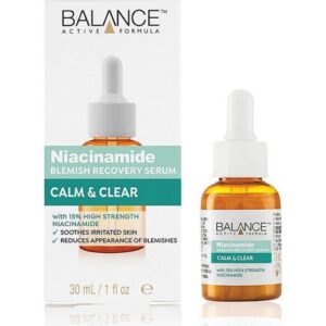 Balance Niacinamide Blemish Recovery Serum Calm & Clear 15% Active Niacinamide - 30ml