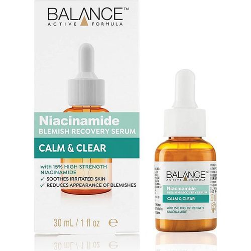 Balance Niacinamide Blemish Recovery Serum Calm & Clear 15% Active Niacinamide - 30ml