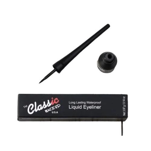 Classic Make Up Long Lasting Waterproof Liquid Eyeliner 4ml - Black