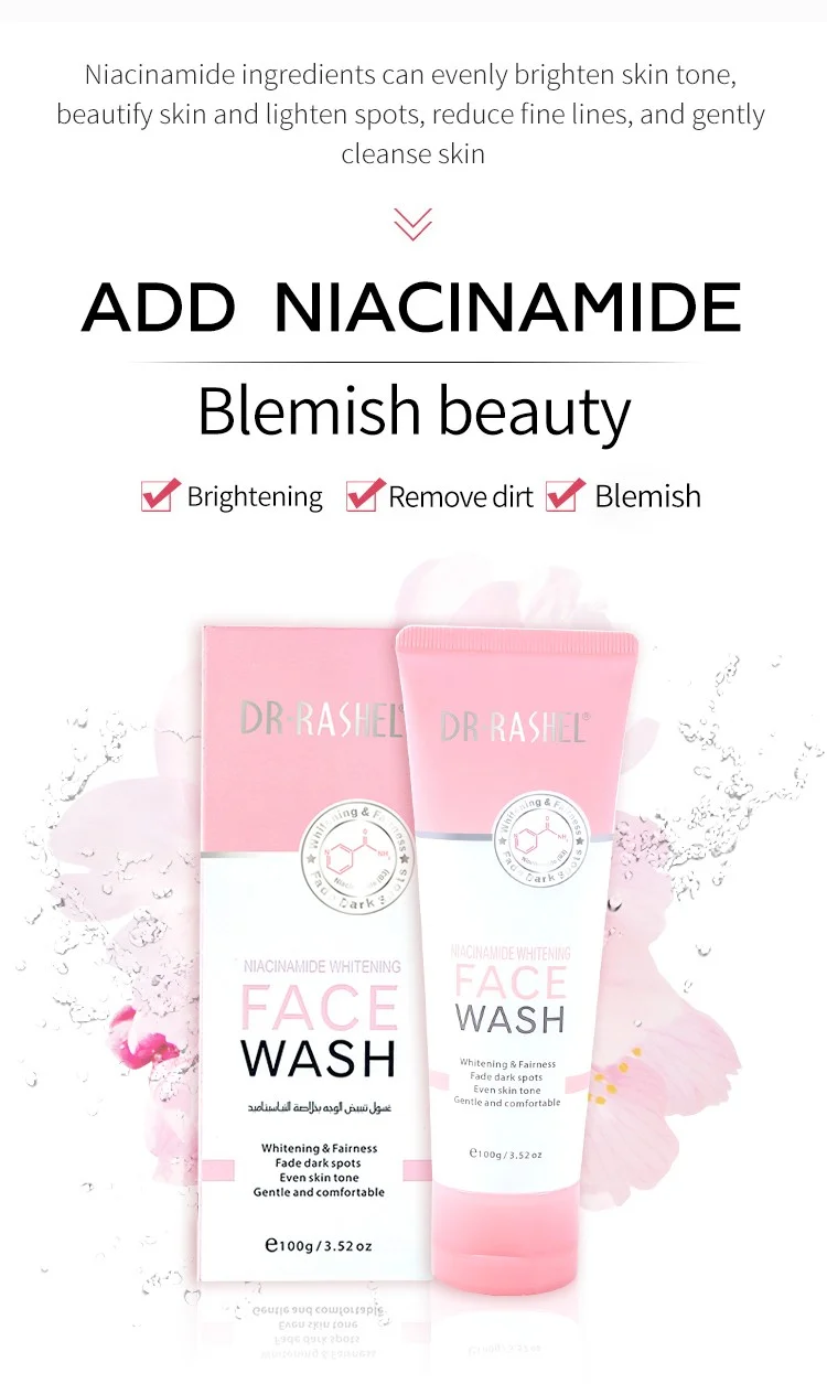 Dr Rashel Niacinamide Whitening Fade Dark Spots Face Wash - 100g - Image 2