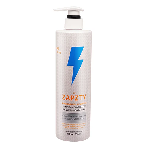 Zapzyt Niacinamide & Collagen Skin Firming Hydration Exfoliating Body Wash - 750ml