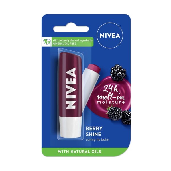 Nivea Blackberry Shine Lipbalm 5.5ml