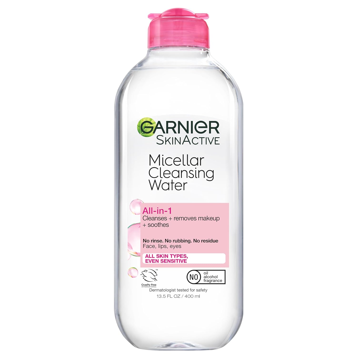 Garnier Skinactive Micellar Cleansing Water(Pink) - 400ml