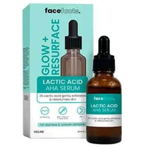 Face Facts Glow + Resurface Lactic Acid AHA Serum - 30ml