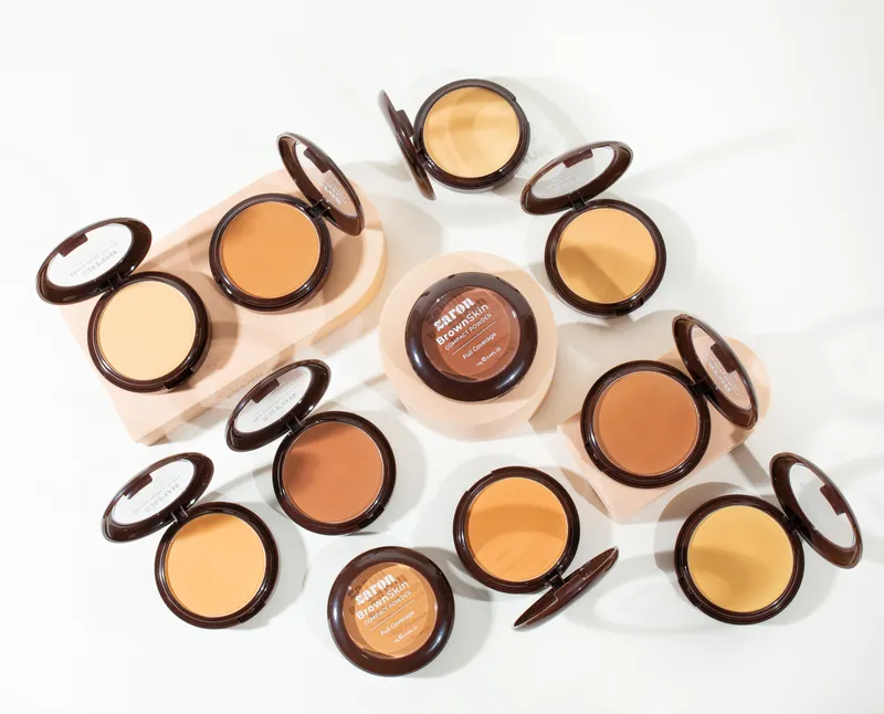Zaron Brown Skin Compact Powder