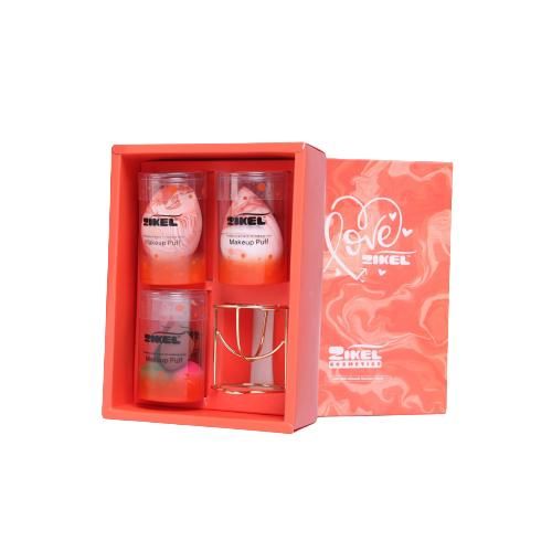 Zikel Egg Powder Puff Box - Beauty Blender Kit