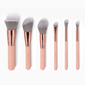 BH Cosmetics Petite Chic - 6 Piece Mini Brush Set -BLACK