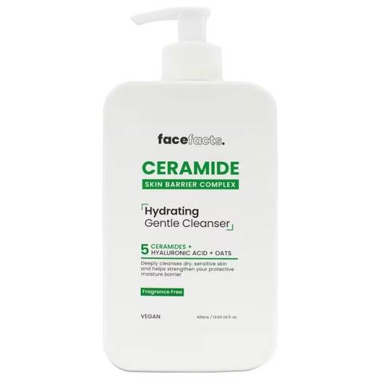 FaceFacts Ceramide Hydrating Gentle Cleanser - 400ml
