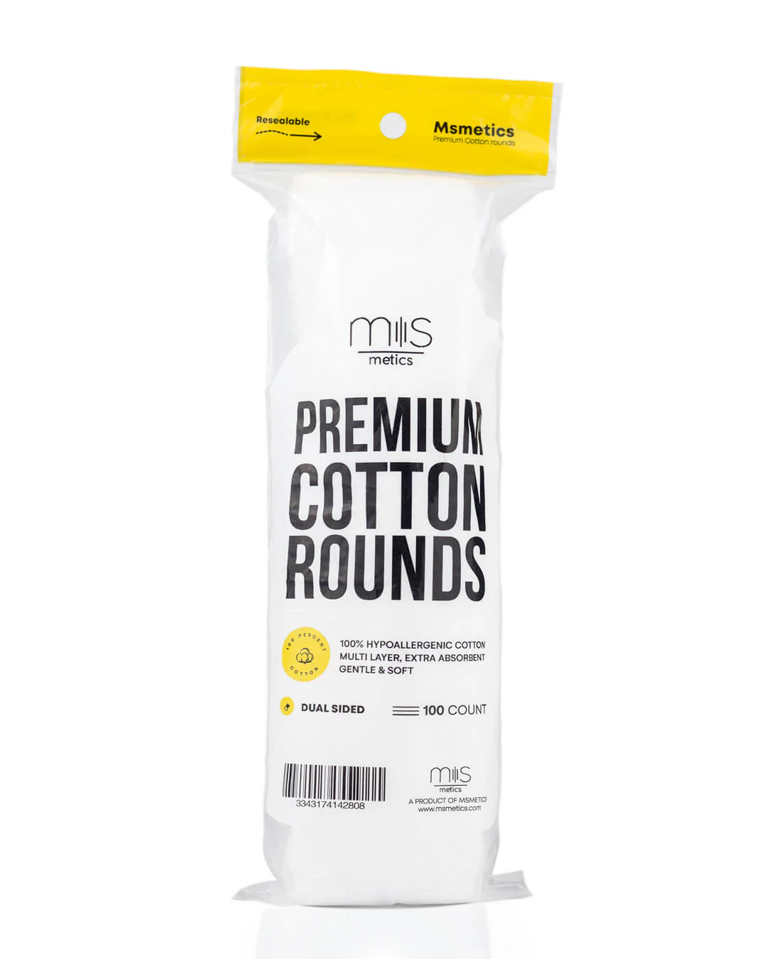 Msmetics Premium Cotton Rounds (Pads)